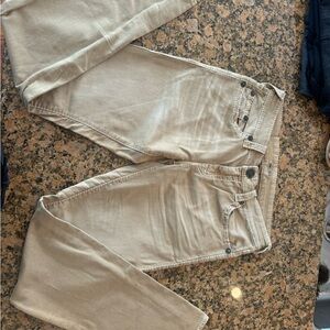 True Religion Tan Relaxed Slim Pants